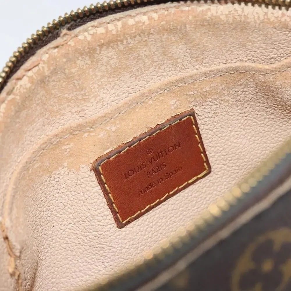 Louis Vuitton Monogram Pochette Cosmetic PM Pouch Brown